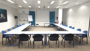 Image of meeting room in optimised workplace
